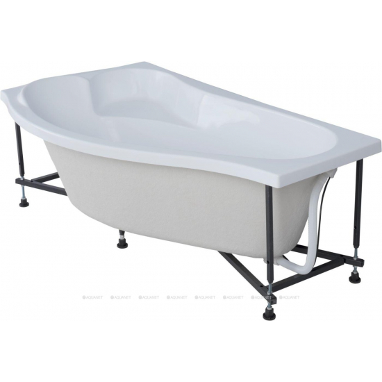 Акриловая ванна AQUANET Palma 00205737 L 170x100 см, угловая, с каркасом, асимметричная