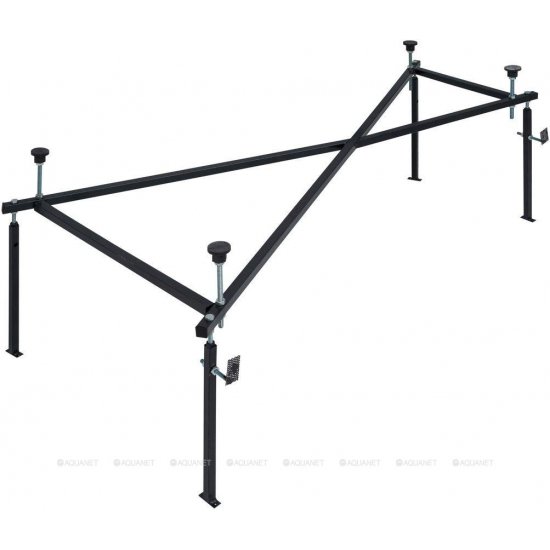 Акриловая ванна AQUANET Palma 00205737 L 170x100 см, угловая, с каркасом, асимметричная