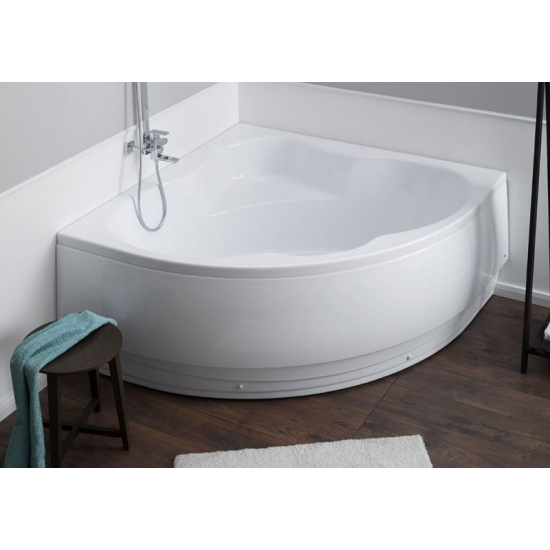 Акриловая ванна AQUANET Santiago 00205545 160x160 см, угловая, с каркасом, четверть круга