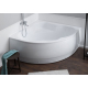 Акриловая ванна AQUANET Santiago 00205545 160x160 см, угловая, с каркасом, четверть круга