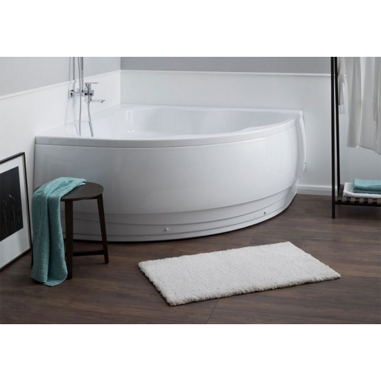 Акриловая ванна AQUANET Santiago 00205545 160x160 см, угловая, с каркасом, четверть круга