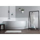 Акриловая ванна AQUANET Santiago 00205545 160x160 см, угловая, с каркасом, четверть круга