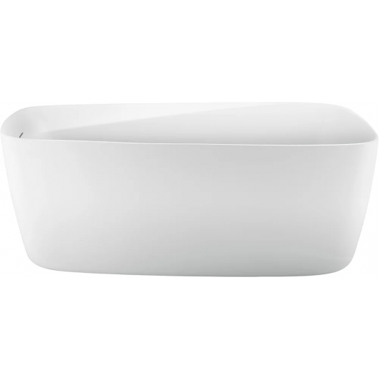 Акриловая ванна AQUANET Trend 260046 170x80 см, овальная, с ножками, со сливом-переливом