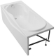Акриловая ванна AQUANET Viola 242745 180x75 см, с каркасом