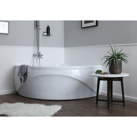 Акриловая ванна AQUANET Vitoria 00205371 135x135 см, угловая, с каркасом, четверть круга