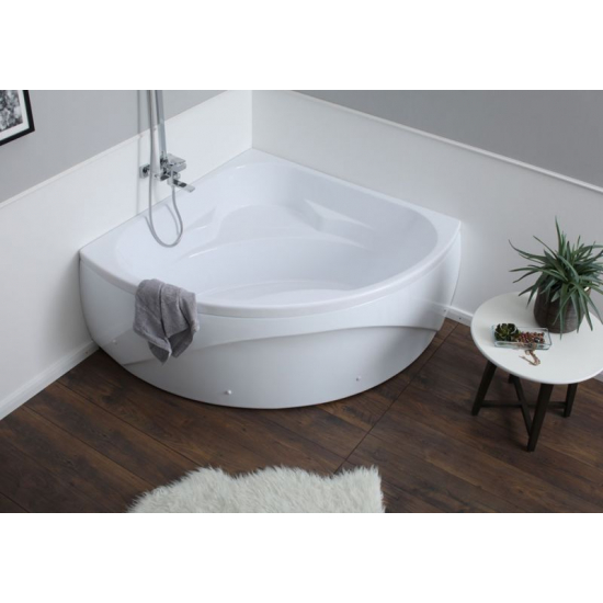 Акриловая ванна AQUANET Vitoria 00205371 135x135 см, угловая, с каркасом, четверть круга