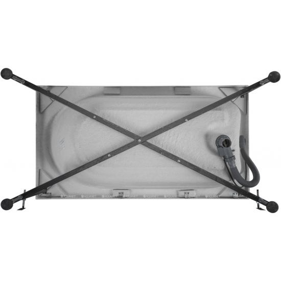 Акриловая ванна AQUANET West 00205300 130x70 см, с каркасом