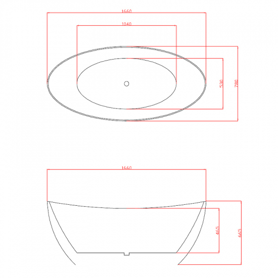 Акриловая ванна AZARIO Glasgow 167x78x66