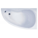 Акриловая ванна BAS Алегра R 150x90 см, угловая, с каркасом, асимметричная
