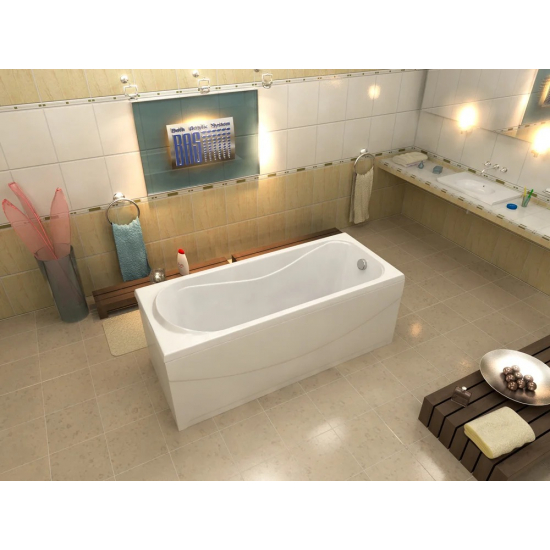 Акриловая ванна BAS Атланта 170x70 см, с каркасом