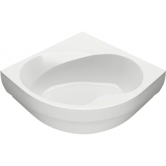 Акриловая ванна BAS Аура В 00004 150x150 см, угловая, с каркасом, четверть круга