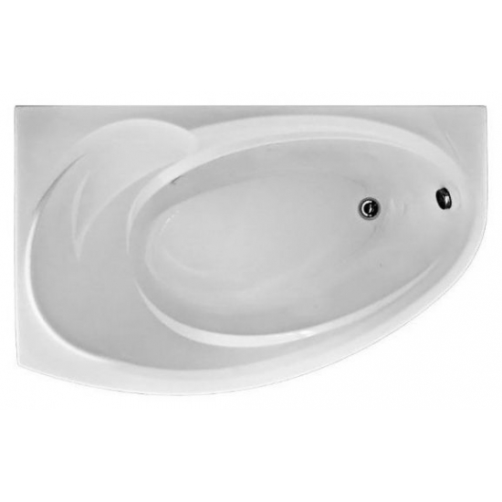 Акриловая ванна BAS Фэнтази 150х90 L левая с каркасом