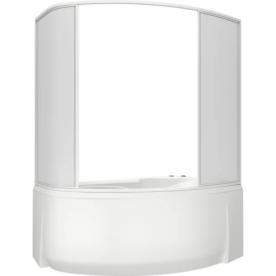 Акриловая ванна BAS Фэнтази 150х90 R правая с каркасом