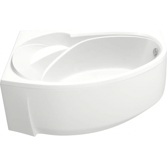 Акриловая ванна BAS Флорида L 160x100 см, угловая, с каркасом, асимметричная