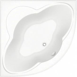 Акриловая ванна BAS Имейджен В 00056 140x140 см, угловая, с каркасом, четверть круга