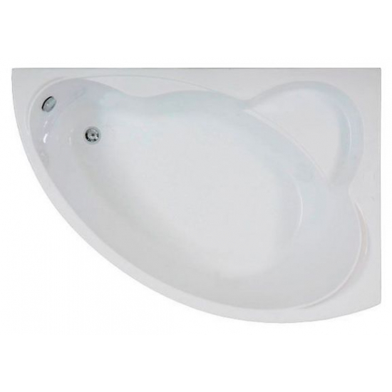 Акриловая ванна BAS Лагуна R 170x120 см, угловая, с каркасом, асимметричная