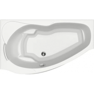 Акриловая ванна BAS Мартиника L 160x85 см, угловая, с каркасом, четверть круга
