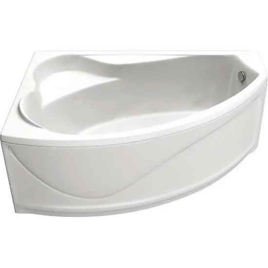 Акриловая ванна BAS Николь L 170x110 см, угловая, с каркасом, асимметричная
