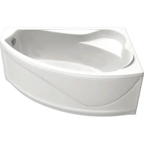 Акриловая ванна BAS Николь R 170x110 см, угловая, с каркасом, асимметричная