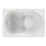 Акриловая ванна BAS Рио 105х70 с каркасом