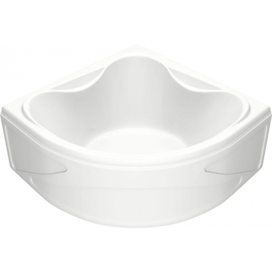 Акриловая ванна BAS Риола 135x135 см, угловая, с каркасом, четверть круга