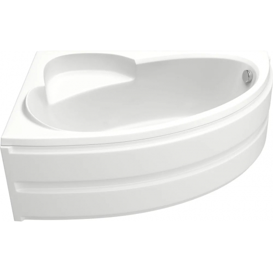 Акриловая ванна BAS Сагра L 160x100 см, угловая, с каркасом, асимметричная