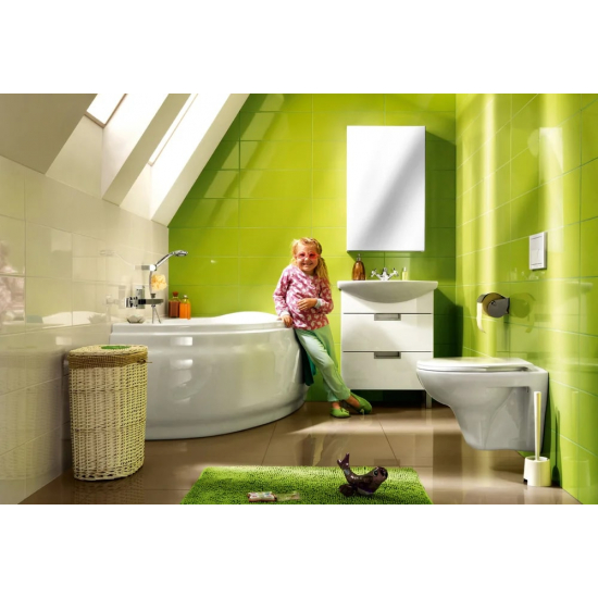 Акриловая ванна CERSANIT Joanna R 160x95 см, без опоры угловая, асимметричная