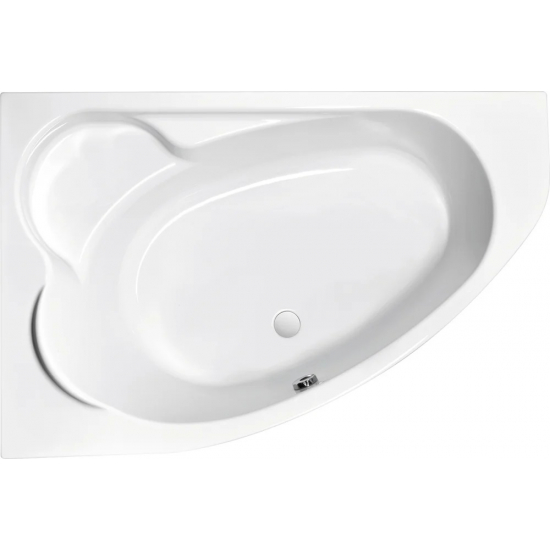 Акриловая ванна CERSANIT Kaliope L 170x110 см, с каркасом, асимметричная
