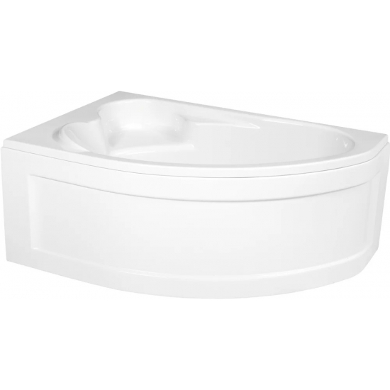 Акриловая ванна CERSANIT Kaliope New L 153x100 см, угловая, с каркасом, асимметричная