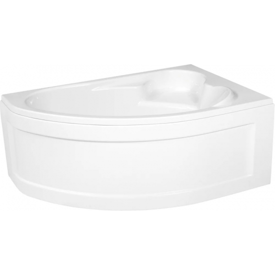 Акриловая ванна CERSANIT Kaliope New R 153x100 см, угловая, с каркасом, асимметричная