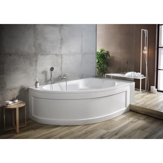 Акриловая ванна CERSANIT Kaliope R 170x110 см, с каркасом, асимметричная