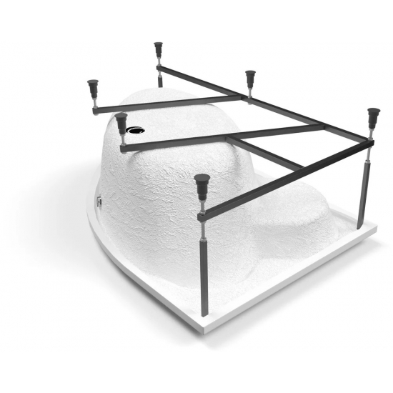 Акриловая ванна CERSANIT Kaliope R без опоры 170x110 см, угловая, асимметричная