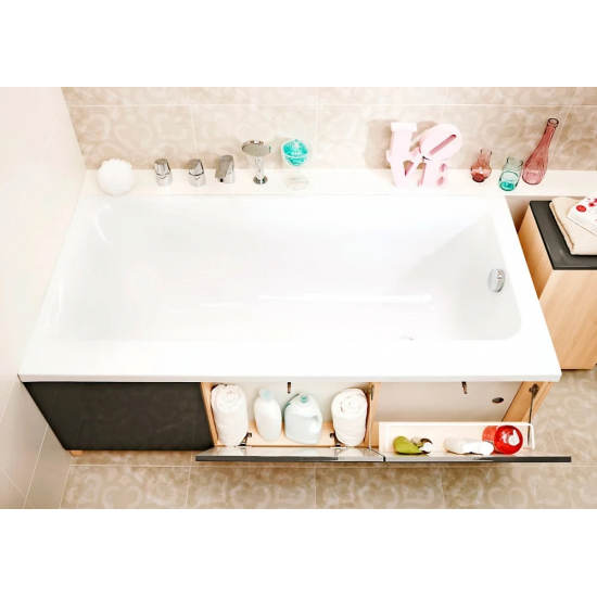 Акриловая ванна CERSANIT Smart 63350 (WP-SMART*170-L) без опоры 170x80 см