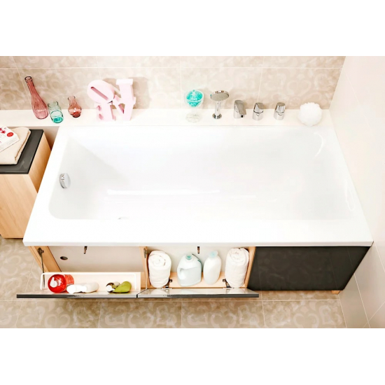 Акриловая ванна CERSANIT Smart R 170x80 см, с ножками