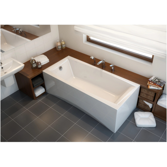 Акриловая ванна CERSANIT Virgo 63353 (WP-VIRGO*170) без опоры 170x75 см, ультрабелая