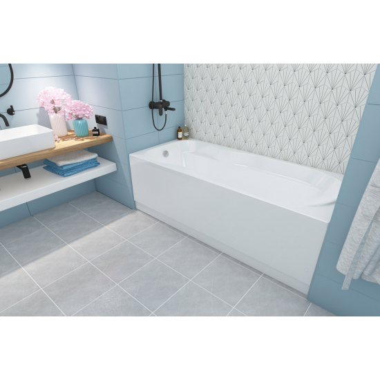 Акриловая ванна МЕТАКАМ Comfort Maxi 180x80 см, c каркасом