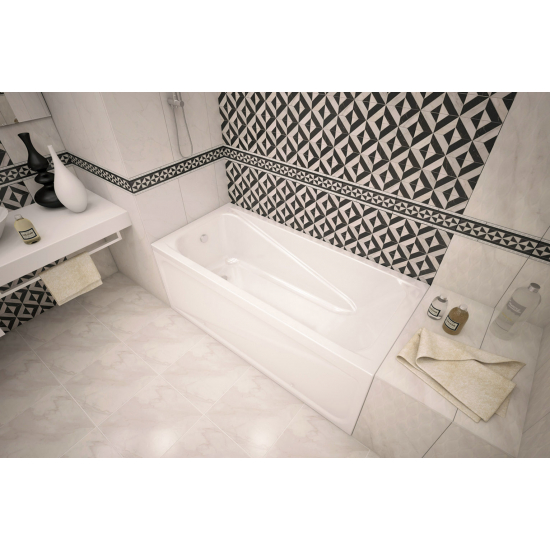 Акриловая ванна МЕТАКАМ Light 150x70 с каркасом