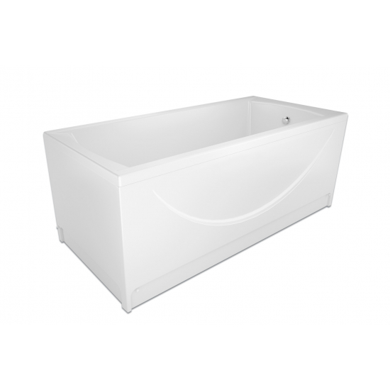 Акриловая ванна МЕТАКАМ Standart 150x70 см, c каркасом