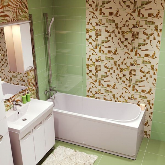 Акриловая ванна MIRSANT Гагра 150x70 Premium