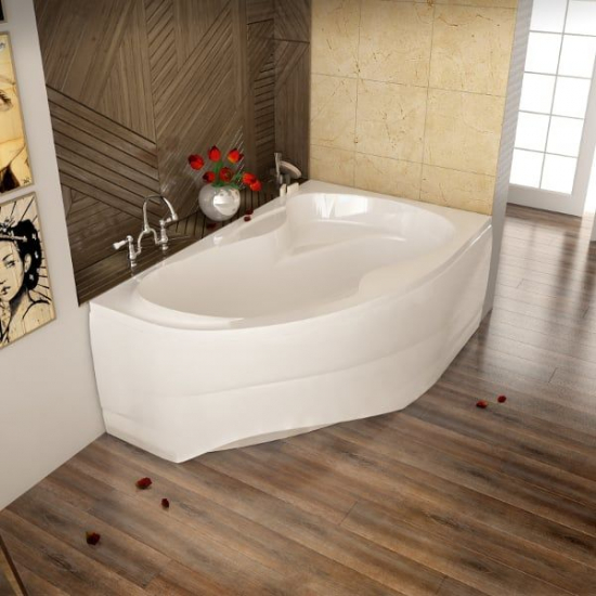 Акриловая ванна MIRSANT Ливадия 160x100 Premium, правая