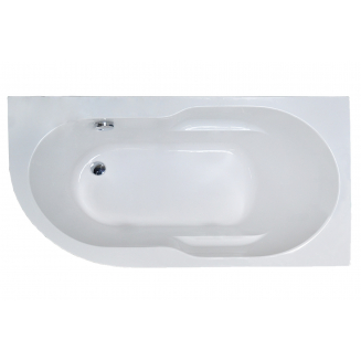 Акриловая ванна ROYAL BATH Azur RB 614200 R 140x80 см, угловая, с каркасом, асимметричная