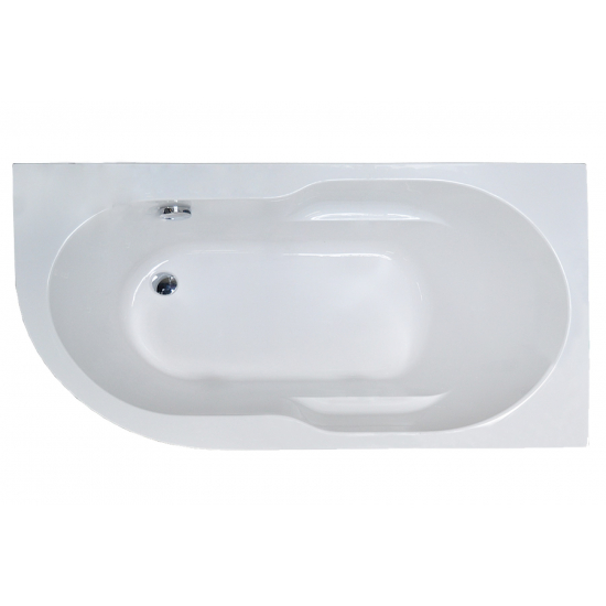 Акриловая ванна ROYAL BATH Azur RB 614200 R без опоры 140x80 см, угловая, асимметричная