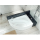 Акриловая ванна SANTEK Гоа 1WH112032 R без опоры 150x100 см, угловая, асимметричная