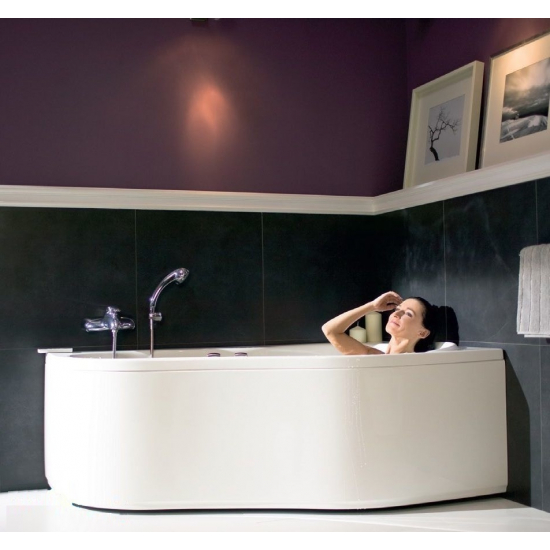 Акриловая ванна SANTEK Ибица 1.WH11.2.035 R без опоры 150x100 см, угловая, асимметричная