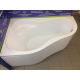 Акриловая ванна SANTEK Ибица L 150x100 см, угловая, с каркасом, асимметричная