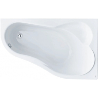Акриловая ванна SANTEK Ибица R 150x100 см, угловая, с каркасом, асимметричная