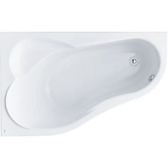 Акриловая ванна SANTEK Ибица XL 1.WH11.2.036 L без опоры 160x100 см, угловая, асимметричная