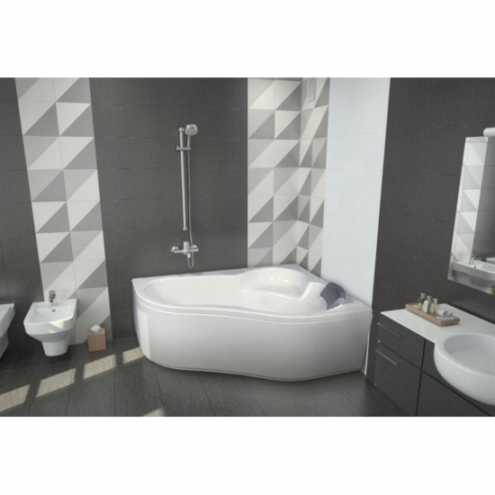 Акриловая ванна SANTEK Ибица XL 1.WH11.2.037 R без опоры 160x100 см, угловая, асимметричная