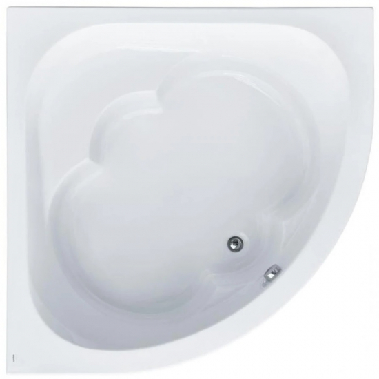 Акриловая ванна SANTEK Канны 150x150 см, угловая, с каркасом, четверть круга