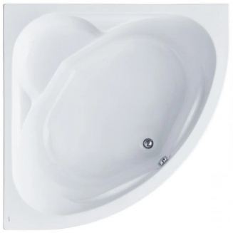 Акриловая ванна SANTEK Карибы 140x140 см, угловая, с каркасом, четверть круга